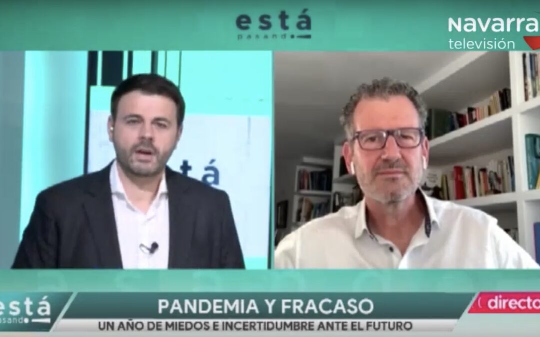 Julio de la Iglesia habla sobre el miedo al fracaso en Navarra Televisión (17/05/2021)