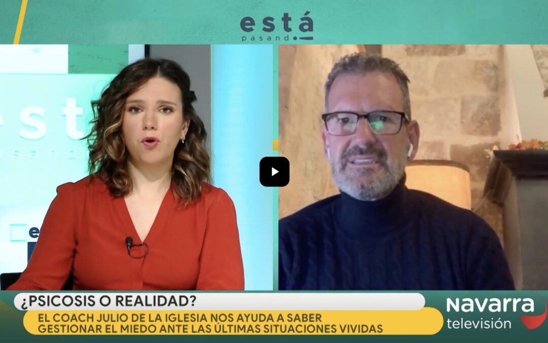 Julio de la Iglesia habla sobre la gestión del miedo en Navarra Televisión (08/11/2021)