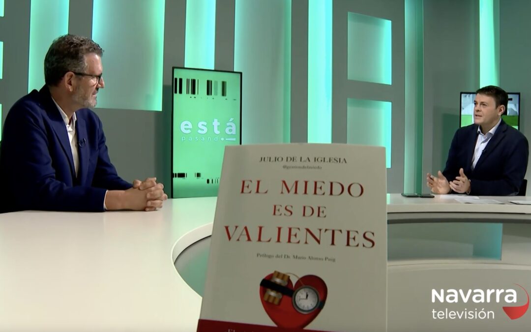 Julio de la Iglesia presenta su libro en 'Está pasando', de Navarra TV (13/01/2022)