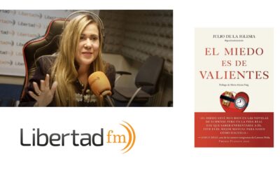 Eva Robles entrevista a Julio de la Iglesia por su libro «el Miedo es de valientes» en Radio Libertad Madrid