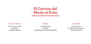 El Camino del Miedo al Éxito viaja a Málaga, Sevilla, Madrid y A Coruña