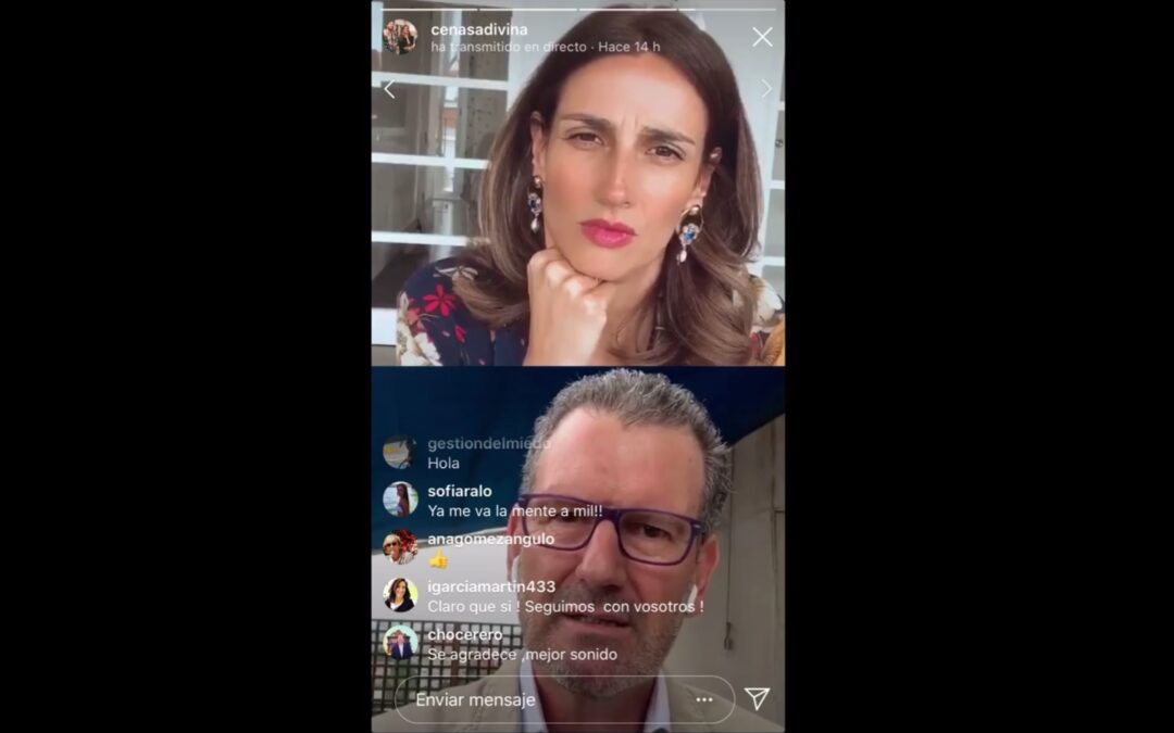 Silvia Moreno entrevista a Julio de la Iglesia en directo en Instagram TV