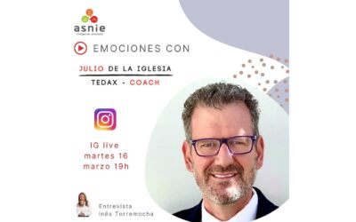 Julio de la Iglesia charla en directo sobre las emociones con Inés Torremocha